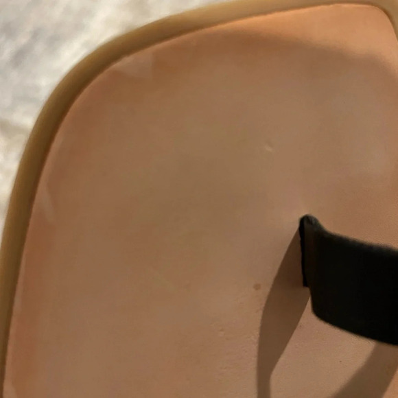 Dolce Vita Frans Stella Black Slip On Sandal Heels Minimalist Womens Size 6.5 - Picture 3 of 8